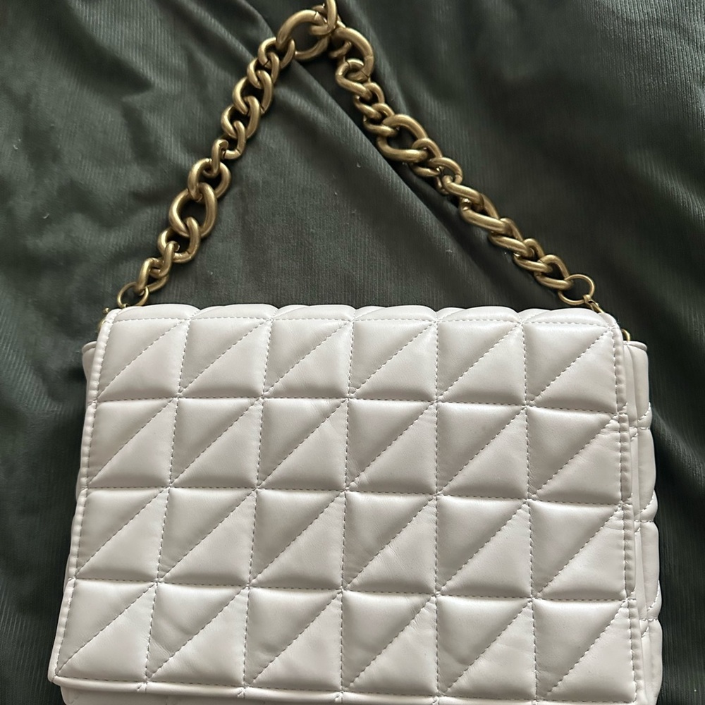 Zara White Handbag